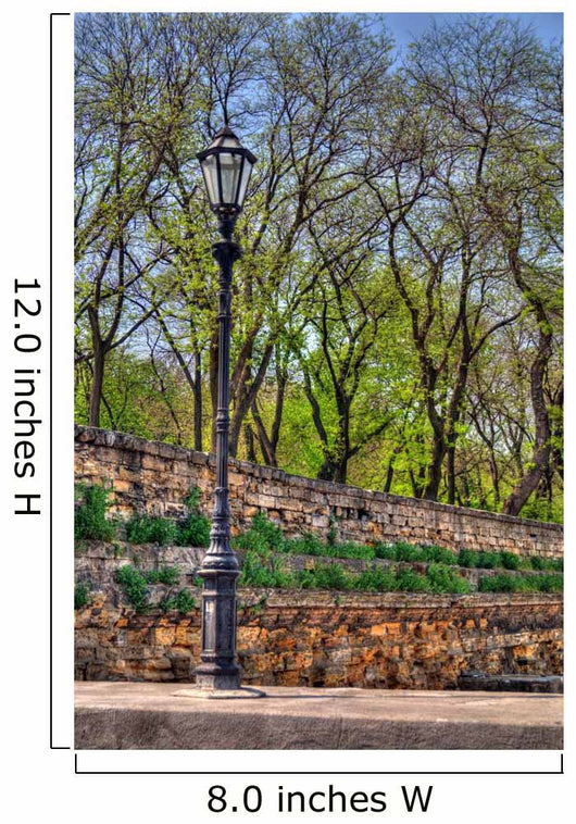 Old street lamp in the old town of Odessa, Ukraine Wall Mural