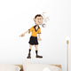 Soccer Referee Blows Whistle