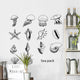Collection of sea animals and shells Wall Decal