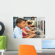 Elementary Students Working Computers
