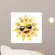 Vector Sun Character Wall Decal