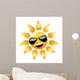 Vector Sun Character Wall Decal