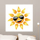 Vector Sun Character Wall Decal