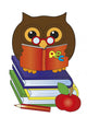 Owl with Books