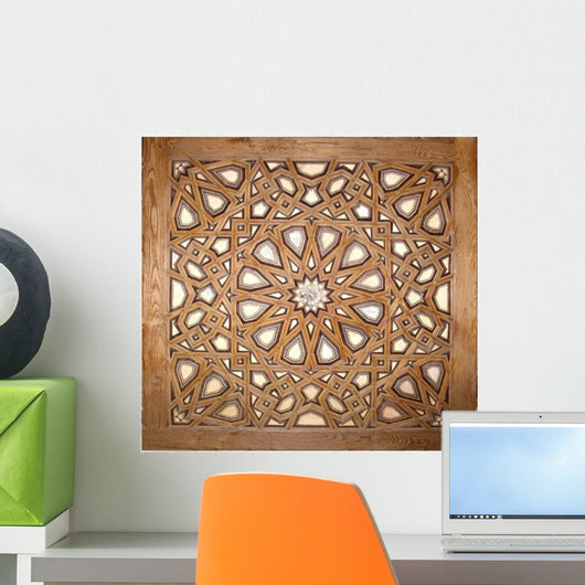 Egyptian Wood Craft Wall Mural