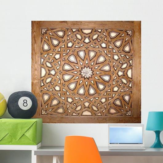 Egyptian Wood Craft Wall Mural