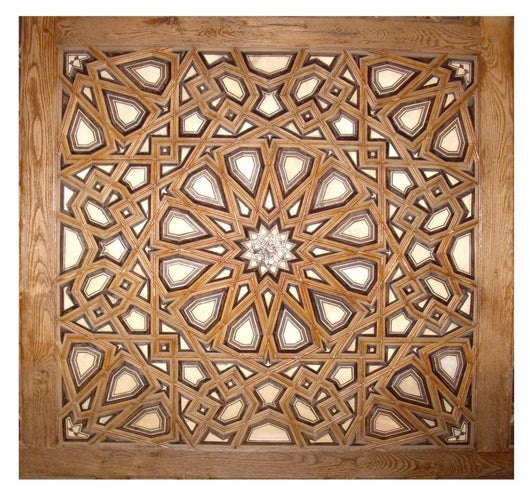 Egyptian Wood Craft Wall Mural