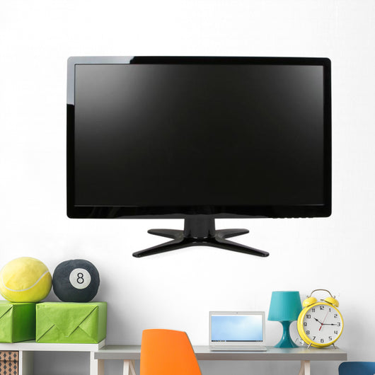 LCD Monitor Wall Decal