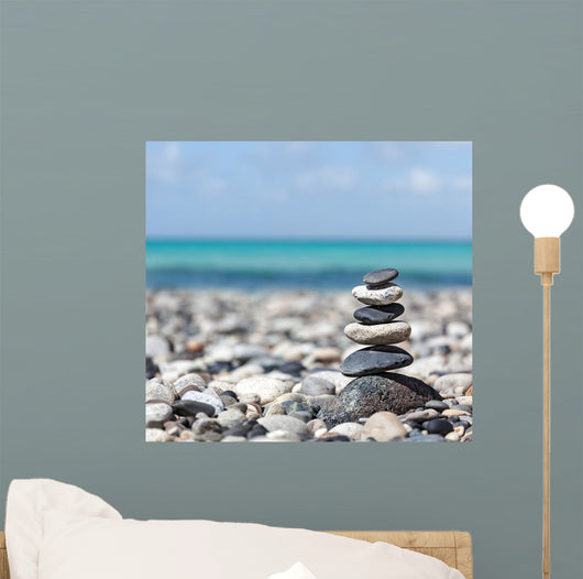 Zen Balanced Stones Stack