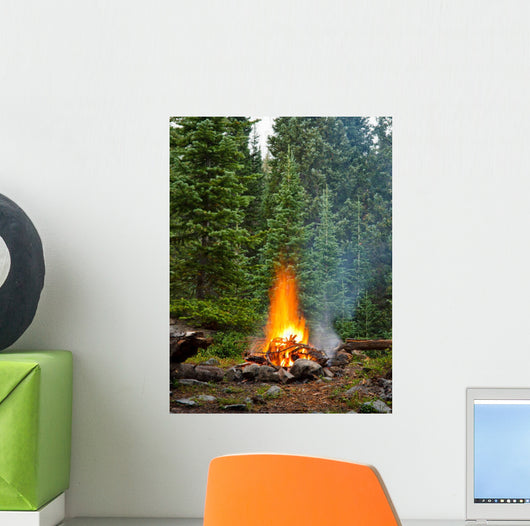 Campfire Wilderness Campsite