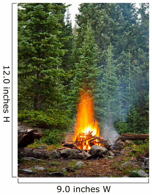 Campfire Wilderness Campsite