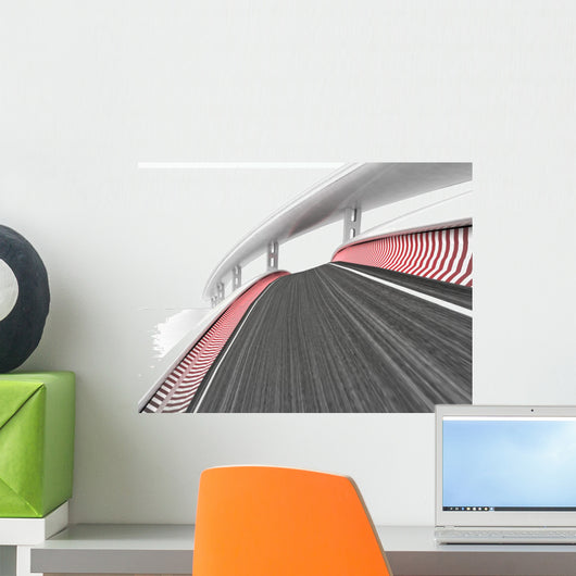 Race Track Transportation Wall Decal