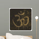 Om grunge symbol. Vector Wall Decal
