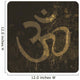 Om grunge symbol. Vector Wall Decal