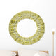 segni zodiacali oro 2 Wall Decal