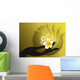 Buddhas Hand and White Hibiscus Wall Mural