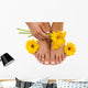 Pedicured Feet Wall Decal