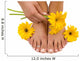 Pedicured Feet Wall Decal