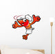 Shrimp Chef Mascot Has Wall Decal
