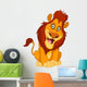 Happy lion Wall Decal