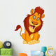Happy lion Wall Decal