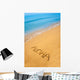 Word Aloha Written Sandy