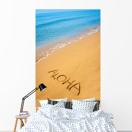 Word Aloha Written Sandy