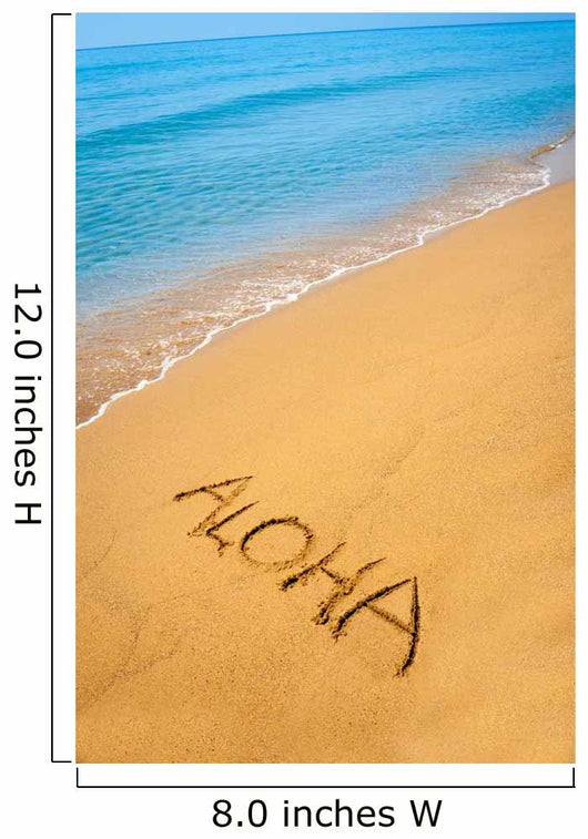 Word Aloha Written Sandy
