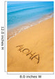 Word Aloha Written Sandy