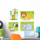 Jungle Animals Wall Decal