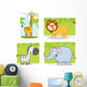 Jungle Animals Wall Decal