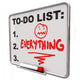 To-do List Everything Dry