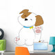 Cute Puppy Sign Wall Decal