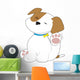 Cute Puppy Sign Wall Decal