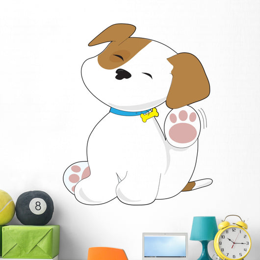 Cute Puppy Sign Wall Decal