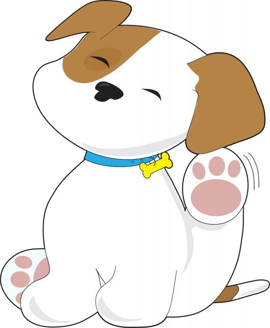 Cute Puppy Sign Wall Decal