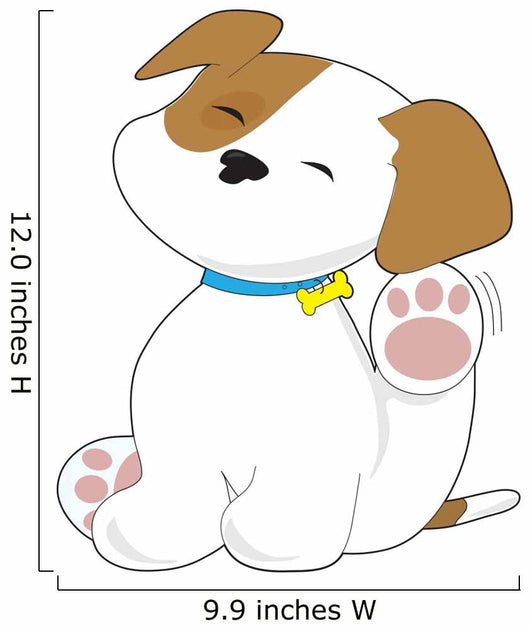 Cute Puppy Sign Wall Decal