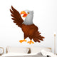 Eagle cartoon waving Wall Decal