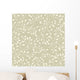 Leafy Tan Floral Wall Mural