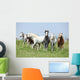 Batch Welsh Ponnies Running Wall Mural