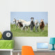 Batch Welsh Ponnies Running Wall Mural
