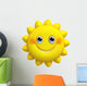 3d Cute Sun Wall Decal
