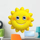 3d Cute Sun Wall Decal