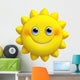 3d Cute Sun Wall Decal