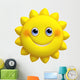 3d Cute Sun Wall Decal