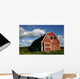 Red Barn Wall Mural