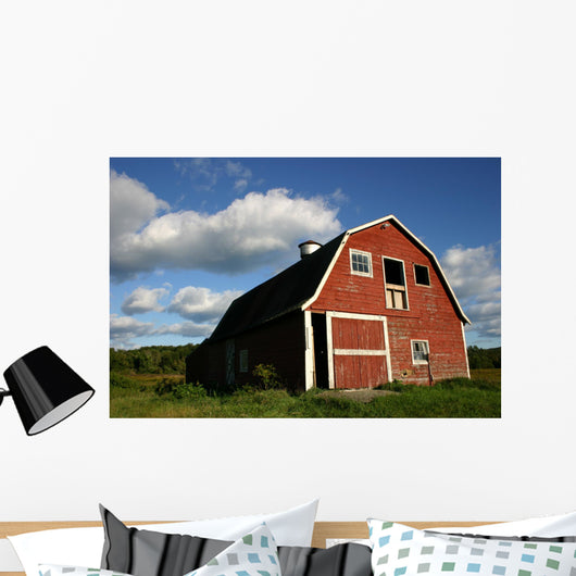Red Barn Wall Mural
