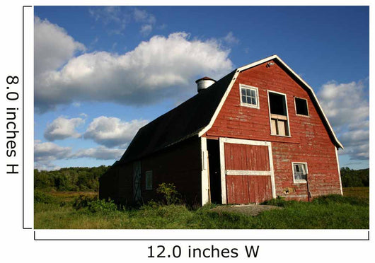 Red Barn Wall Mural
