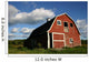 Red Barn Wall Mural