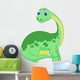 Cute dinosaur cartoon Wall Decal